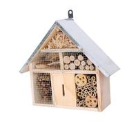 Baoblaze Casa de Abejas de Madera, Refugio, decoración de jardín, práctica, cría, hábitat Colgante, Caja Nido de jardín para jardín