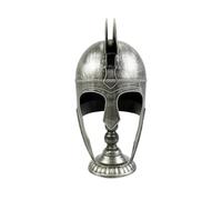 Baoblaze Casco Romano corativo con Estilo Hierro Forjado Adorno Casco Romano con Soporte Antiguo Figura para Estantería, 1913 Plata, Estilo Europeo Vintage