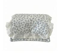 Baoblaze Cesta Cuadrada con Tapa Magnética corativo Cesto con Bor Encaje Práctico Connedor Connedor Almacenamiento para Escritorio, S
