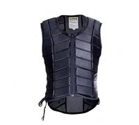 Baoblaze Chaleco de Equitación Protector Chaleco de Chaleco de Montar Protector Torácico Diseño Ceñido y Flexible con Hombros Conformados Cremallera, 10x_l, Negro