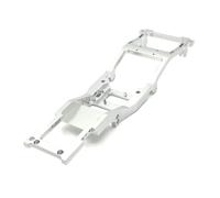 Baoblaze Chasis para Coche RC Bastidor Marco Estructura Diseño Rígido Bajo Aluminio 6061 de Alta Resistencia Múltiples Puntos de Anclaje y Recortes Adecuado, Plata