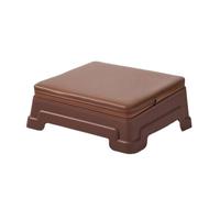 Baoblaze Cojín de Rodillas Banco de Oración Taburete de Meditación Asiento Acolchado con Soporte Estable Esponja Apilable Adecuado para Contemplación, Color Sólido Mejorado