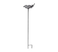 Baoblaze Comedero para pájaros Creativo, Decorativo y Resistente con estaca para jardín, para Cerca, Porche, Patio, terraza y Exterior, Cuenco de Flores