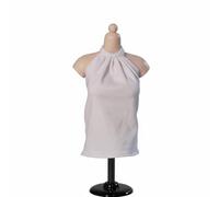 Baoblaze Conjunto Secretaria para Muñeca Ropa de Figura Traje para Oficina Prendas para Colección Top Halter de Algodón con Ajuste Cómodo Adecuado para Figuras , Blanco , Top