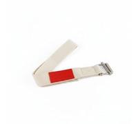 Baoblaze Correa Banda Estiramiento Cinta Entrenamiento Correa Pilates con Material Resistente y Anilla Metálica Adecuada para Principiantes Mujeres Ejercicios de Flexibilidad Viaje, Beige, 0.5M
