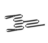 Baoblaze Correa de remolque para de nieve con ganchos, cuerda de remolque portátil extra larga para esquís, ATV, vehículos al libre, trineos y