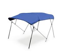 Baoblaze Cubierta de Barco Capota Marina Oxford, Cuatro Travesaños, Dimensiones 220x180x125 Cm, Adecuado para Barcos De 1.7 A 1.9 M De Ancho