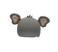 Baoblaze Cubierta para Casco de Esquí con Orejas de Animal Gorro Tejido Protector Decorativo Universal para Diversión Adecuada para Esquí Snowboard Fiestas Inf, Orejas de Elefante Grises