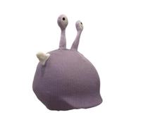 Baoblaze Cubierta para Casco de Esquí con Orejas de Animal Gorro Tejido Protector Decorativo Universal para Diversión Adecuada para Esquí Snowboard Fiestas Inf, PÚrpura