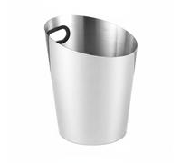 Baoblaze de Bebidas Exterior Cubo Hielera Contenedor con Forma Ergonómica y Acceso Rápido a Botellas Acabado Pulido Resistente y Apto para Domésticos Jardines, Array, Plateado, Grande 5L