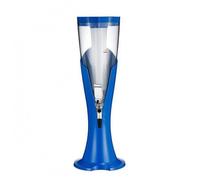 Baoblaze Dispensador de Cerveza de Cerveza Torre de Bebidas Surtidor de Cerveza Vaciado Frontal y Estabilidad por Base Ancha para Servicio, Azul, Azul