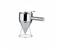 Baoblaze Dispensador de Dispensador de Repostería Embudo Pastelero Utensilio de Cocina de Acero Inoxidable con Mango Ergonómico y Control Preciso de Porciones, 1200ML 8MM