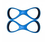 Baoblaze Entrenador de Natación para Adultos Paleta de Brazos Herramienta para Desarrollo Unificación de Antebrazo y Mano para Mejorar decuado para, Azul Con Negro, S Niños