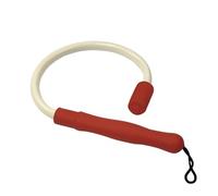 Baoblaze Entrenador de Swing de Golf Aparato de Práctica Tubo Flexible con Curva Reactiva Empuñadura Prolongada y Acolchada Correa para Manejo y Traslado, Rojo, 80CM