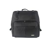 Baoblaze Estuche para Acordeón Bolsa Funda Maletín Protección Acolchada con Correas Ajustables y Asa Ribetes y Cremalleras Reforzados Espacio para Accesorios, Array, Negro Tinta