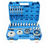 Baoblaze Extractor de Rodamientos Automotriz Kit de Instalación y Extracción para Bujes Adaptadores Intercambiables Maletín con Compartimentos Adecuado para Mecánicos Servicio Continuo, Azul