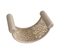 Baoblaze Hamaca Flotante para Betta, Accesorios para peceras, Flotante para el hogar, decoración de para camarones Que se esconden y, Beige