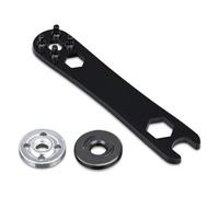 Baoblaze Herramienta para Amoladora con Mango, Juego De Llave Multifunción Clásica 5 En 1 Con Placa De Presión De 4 Orificios Antigua Y Placa De Presión Inferior