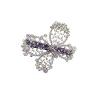 Baoblaze Horquilla para el Pelo Clip Mariposa Pinza Accesorio Joyero con Transparencia Efecto Tornasol Resorte Fuerte Adecuada para Formales Regalos Uso