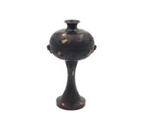 Baoblaze Incensario Quemador Censer Porta Incienso con Tapa Aleación Tallada Centro de Mesa Elegante con Textura Antigua y Relieve Ornamental Humo Suave y, Estilo De Patrón Han Meiting