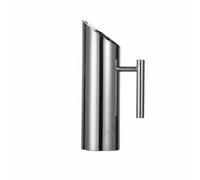 Baoblaze Jarra de Acero Inoxidable Pitcher Jarra Recipiente Diseño Recto en Acero 304 para y Servir Bebidas Frías con Menos Esfuerzo Angulada Adecuada para Mesa Cocina Reuniones, 1.5L