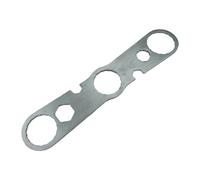 Baoblaze Llave de pedalier de Bicicleta, Llave de 16 Muescas, Extractor de Brazo de manivela, de Bicicleta portátil, Acero Inoxidable para Bicicleta de