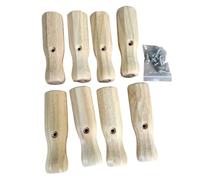 Baoblaze Mango Futbolín Barra Madera Clásica Recambio Firme Mejora Control Preinstalado con Tornillos Adecuado para Clubes Familia, Wood
