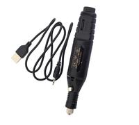 Baoblaze Máquina pulidora de cuero, pulidora eléctrica de cuero, accesorios de cuero útiles USB, pulidora de cuero para el hogar y adultos, Pulidor de cuero