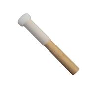 Baoblaze Mazo de Silicona para Cantores Mazo de Golpeo Punzón de Sonido Percusor de Cuenco Punta Ancha Silicona Tacto Suave Mango de Madera Liso Adecuado para