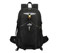 Baoblaze Mochila con Cierre Cómoda, Negro, Negro, 20-35 Litros | Transpirable, Mochila Montaña Ligera, Ajustable, para Senrismo, Viajes, excursionistas, Viajeros