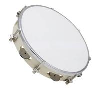 Baoblaze Pandereta Infantil de Mano para Aprendizaje de Instrumento de Percusión con Aro de Madera y de Piel Manejo Sencillo para Niños Adecuada para Educación