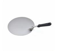 Baoblaze para Transferir Pizza Pala Redonda Cuchara Rígida con Mango Largo Que Protege del y Colgado Fácil Adecuada para Horneado Diario Cocina Apartamentos, 10 Pulgadas