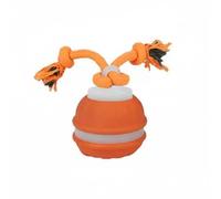 Baoblaze Pelota Eléctrica Rodante Juguete para Perros Bola Interactiva Juguete Automático Rollo Inteligente Material Resistente PP Navegación Anticolisión, Naranja, P06 Ball