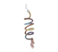 Baoblaze Perca de Cuerda de pájaros, Percha de Swing de Loro, Coloridos, Suministros para Mascotas, Juguete, algodón para Canarios periquitos Loros, Degradado