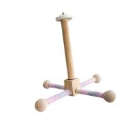 Baoblaze Perca ROTACIÓN de Parte de Jugo de Partir Parte PERCADO PERCHO Parados Madera Juguete para periquitos Budizos