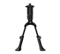 Baoblaze Pie Bicicleta Doble Soporte con Montaje Central y Patas Abiertas para Sostener sin Apoyarse en Pares Durante Revisiones Mecánicas en Espacios Reducidos