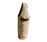 Baoblaze Porta Botellas Isotérmico Bolsa Porta Botella Funda Térmica Estuche para Botella con Lona Impermeable y Acabado Aceitado Estilo Sobrio con Remaches