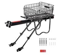 Baoblaze Portabicicletas Trasero con Cesta, Accesorio Ciclismo Universal y Resistente, portaequipajes para Bicicletas Exterior, Style a