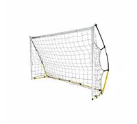 Baoblaze Portería de Fútbol Infantil Plegable Meta Portátil Red de PVC Marco de Hierro Fibra Vidrio Ensamblaje Rápido Base Rígida Adecuada para Patio