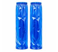Baoblaze Protector de Piernas Impermeable Polainas para Lluvia Cubre Piernas Cubre Calzado con Elástica de PVC Adecuado para Campo Ferias al Aire Libre Tareas de Jardín, Array, Azul