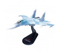Baoblaze Réplica de Avión Su-27 a Escala 1 100 Maqueta de Modelo Metálico Miniatura Coleccionable Cuerpo de Aleación Sólido Detalles Impresos y Envejecido