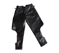 Baoblaze Ropa Miniatura para Muñeco Accesorio de Muñeca Figura de Acción Vestuario Muñeca Figura Masculina Material Cuero PU Adecuado para Colección ADU, Pantalones de 18 Cm
