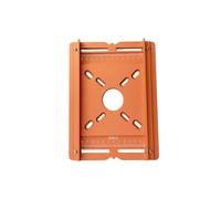 Baoblaze Slotting Machine Placa de Enrutador Plantilla de Fresado Base de Recorte Guía de Ranurado Base Rígida de 6 Mm y Compatibilidad Versátil con