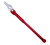 Baoblaze Soporte Lateral para Bicicleta Plegable Patilla Pata de Apoyo Caballete Aluminio 6061 de Alta Rigidez Montaje Fácil y Estable Apto para Uso en Calle Garaje Hogar, Rojo