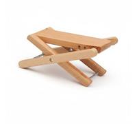 Baoblaze Taburete de Guitarra Plegable Ajustable Banco Reposapiés Soporte Estable con Madera de y Estructura Metálica Cuatro y Plegado Rápido Adecuado para