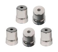 Baoblaze Tapas de Horno de magnetrón de microondas, Piezas de reparación de Piezas de Horno para Restaurante y Oficina, 5 uds, Plata 14x19mm