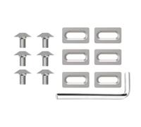 Baoblaze Tornillos para Calas SPD Juego Tornillos Arandelas Llave Allen Sustitución Acero Inoxidable Fijación Estable Ajuste Enrasado Adecuados para Entreno Reparación en Casa