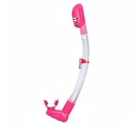 Baoblaze Tubo de Buceo de Silicona Snorkel Seco con Válvula de Sellado Purga en Base y Abrazadera Rápida Tubo Flexible Plegable Adecuado para Entrenamiento de Snorkel Playa Piscina, Rojo