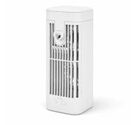 Baoblaze Ventilador Escritorio Oscilante con Diseno Compacto y Almacenamiento Facil para Oficinas Dormitorios y Mesitas Noche con Uso, Style to 4