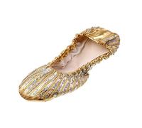 Baoblaze Zapatos de Danza Ergonómicos Zapatillas Planas de Ballet para Dama Hechas en Nylon con Suela de PU Que Amortigua Impactos Y Permite Libre Torsión, multicolor, SG